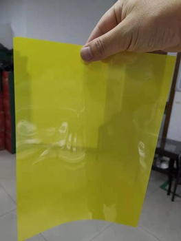 Película amarilla, Película Bopet de color amarillo, Película amarilla para ventanas